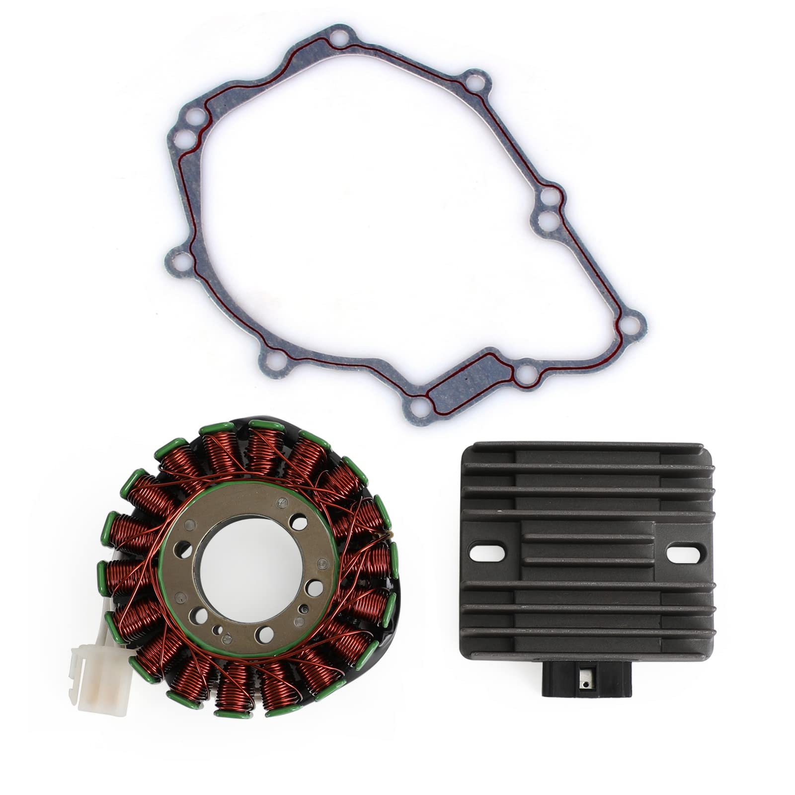 Magneto Stator+Voltage Rectifier+Gasket Fit for Yamaha YZF R6 YZF-R6 R6S 2003-2005