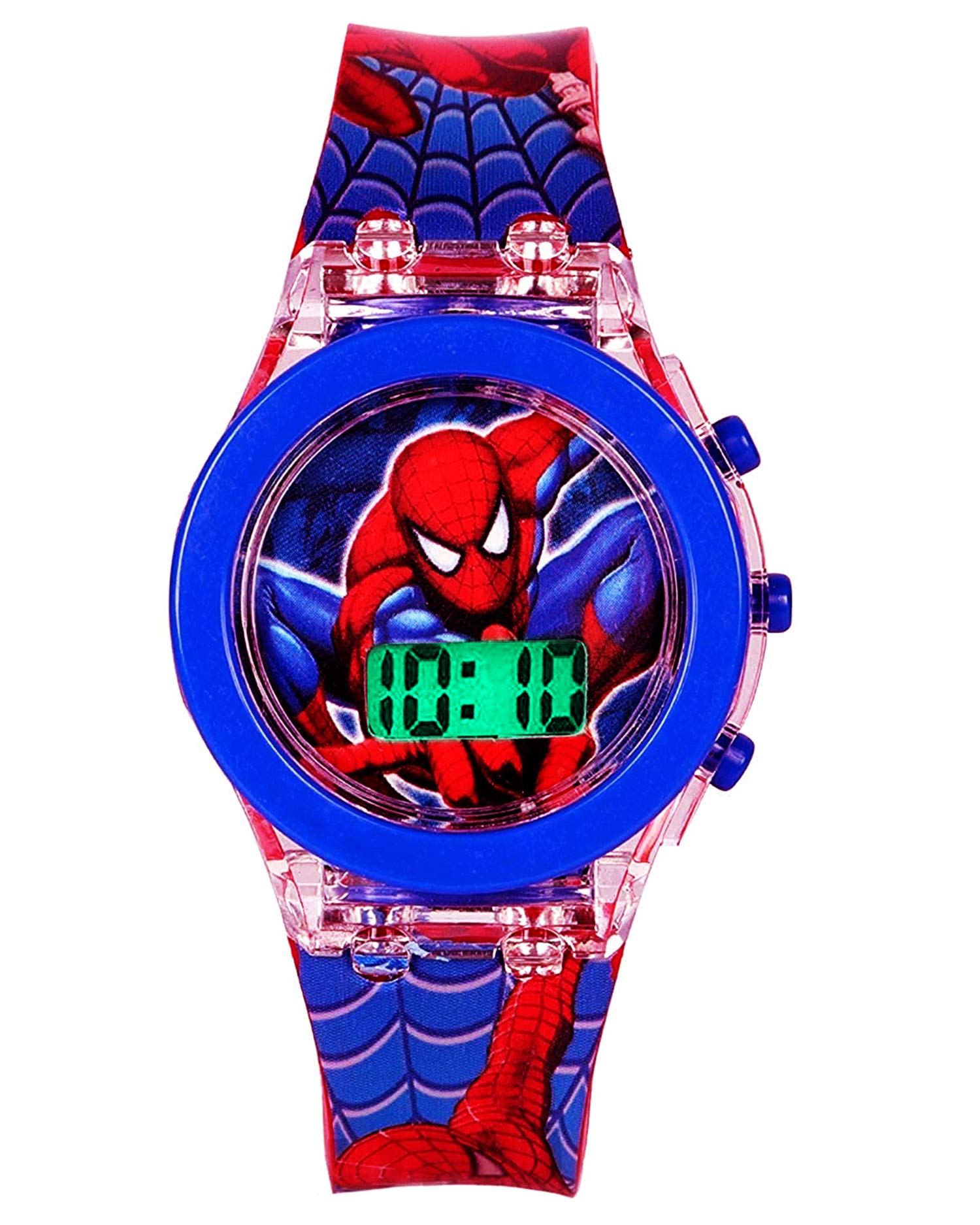 Time Up Digital Dial Multicolor Glowing Light Cartoon Watch for Boys & Girls-GLW-57 (Spidy Red) (B08XZP4R16) Amazon Price History, Amazon Price Tracker
