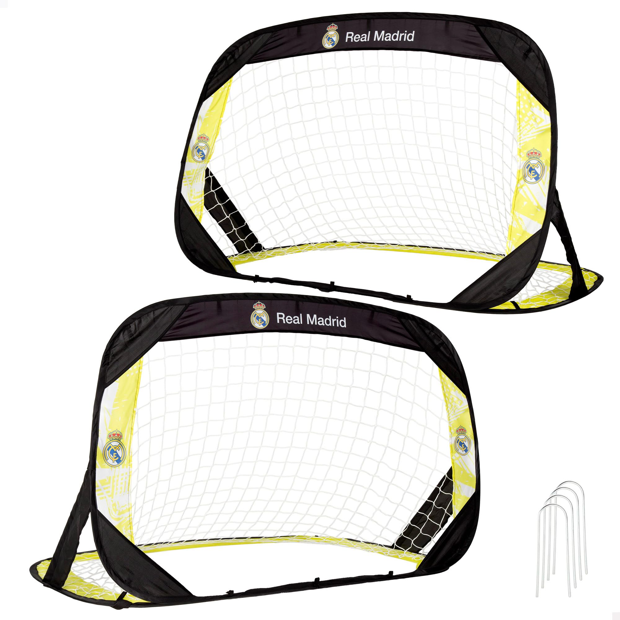 COLORBABY Set 2 porterías fútbol Pop-up 120 x 80 x 80 cm Incluye Bolsa de Transporte