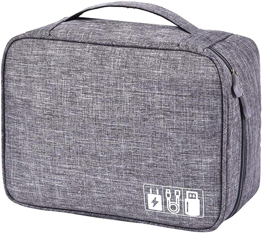 Onmish Universal Travel Digital Accessories Organizer Storage Case Pouch Bag for Electronic Gadgets,Camera, Portable Charger, Cables, Earphone, Power Bank, Hard Drive, SD Card | Color |Multi Color