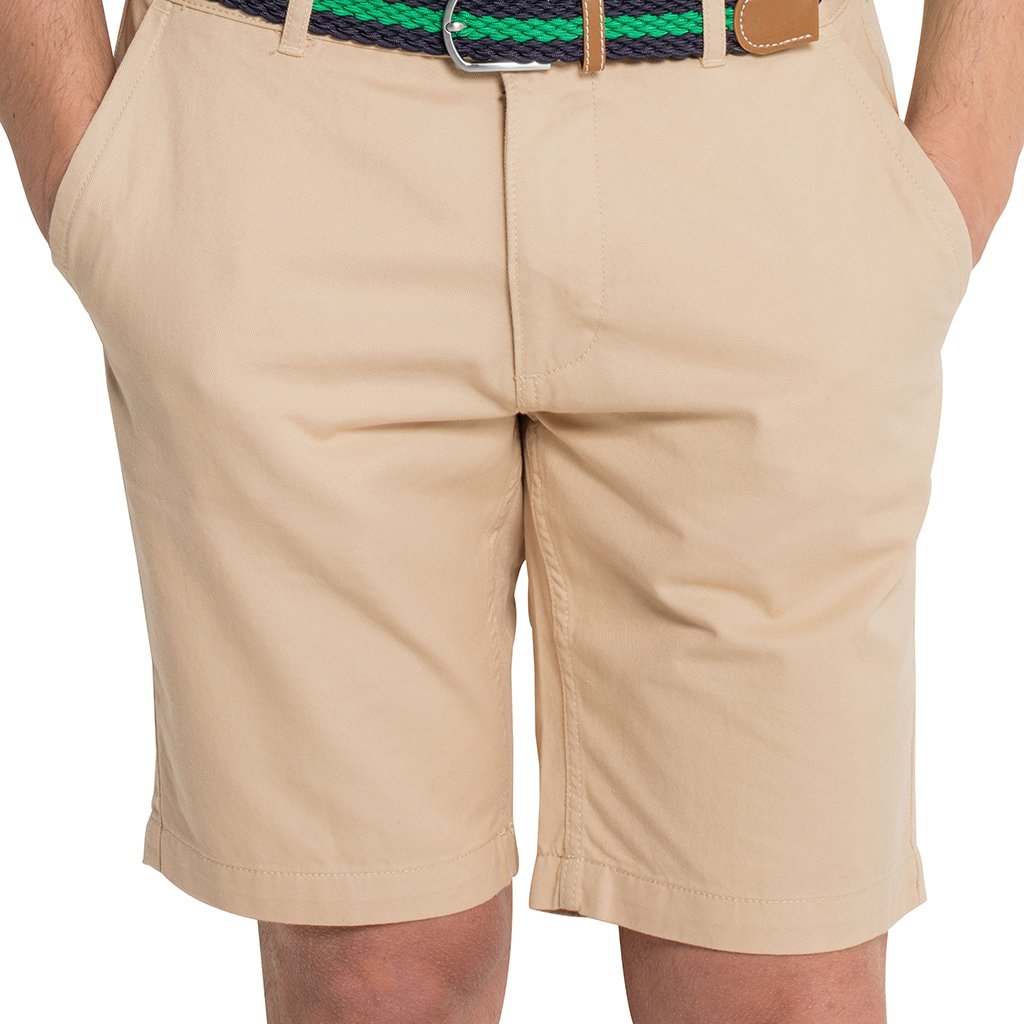 Asquith & Fox Mens Classic Chino Shorts in Natural - 42