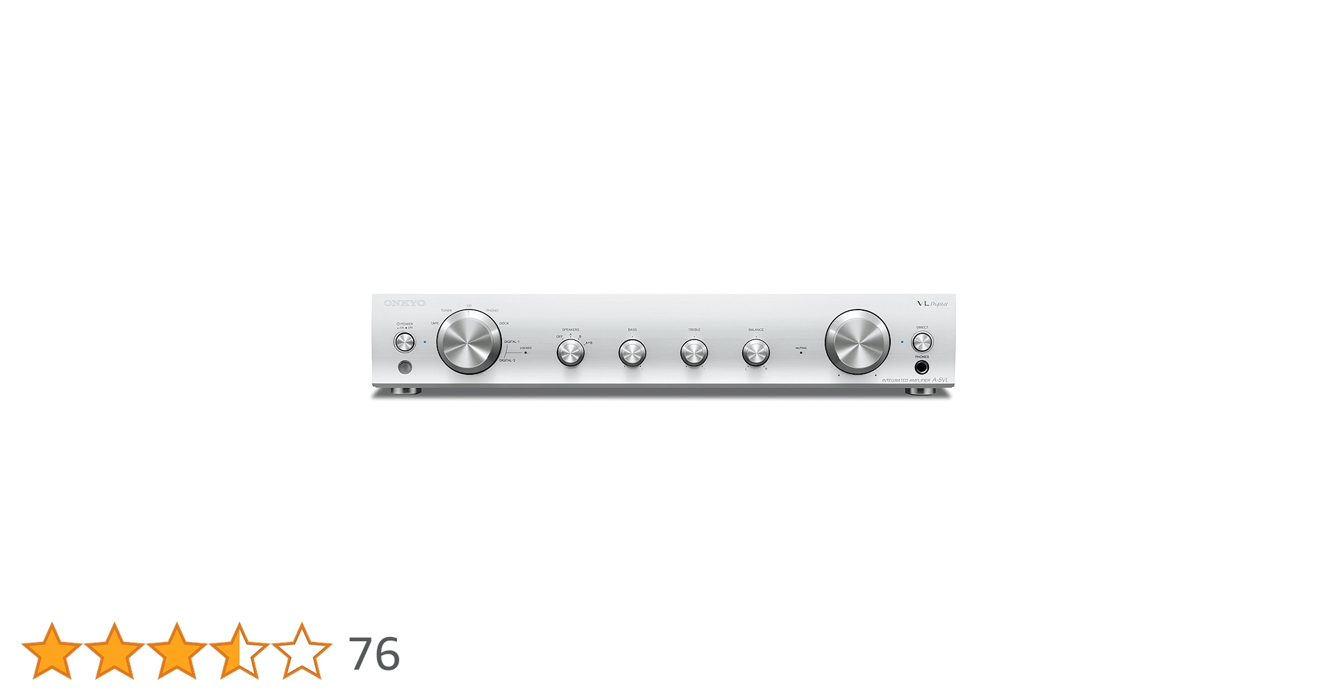 アンプ ONKYO A-5VL Amazon.co.jp: ONKYO プリメインアンプ 90W+90W(4Ω) A-5VL(S