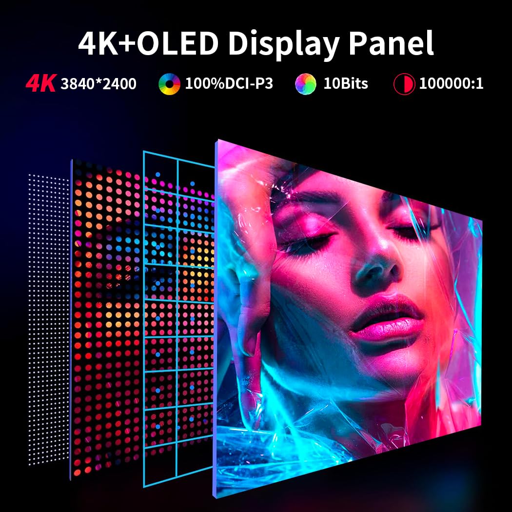 Amazon.co.jp: Magedok OLED ポータブルモニター - 4Kポータブルノート