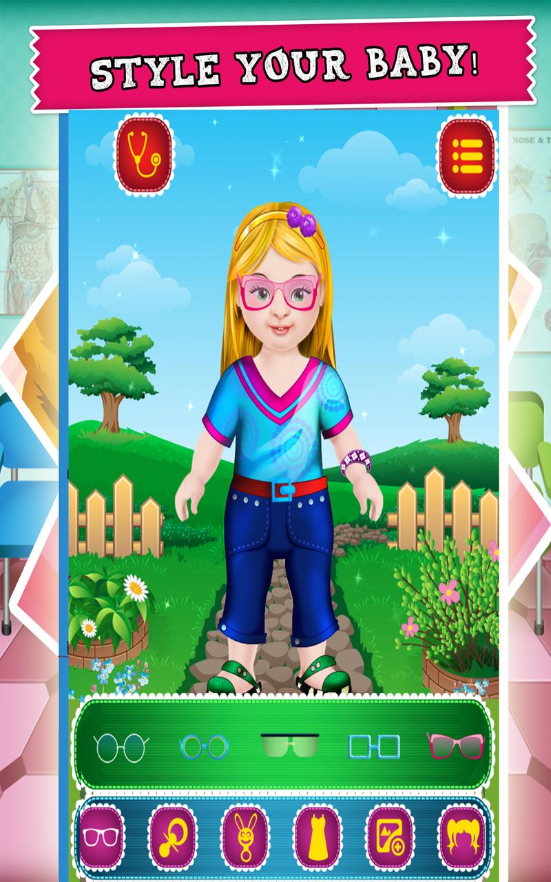 Little Dolly Doctor Baby Care Hospital & Dressup Makeover Free