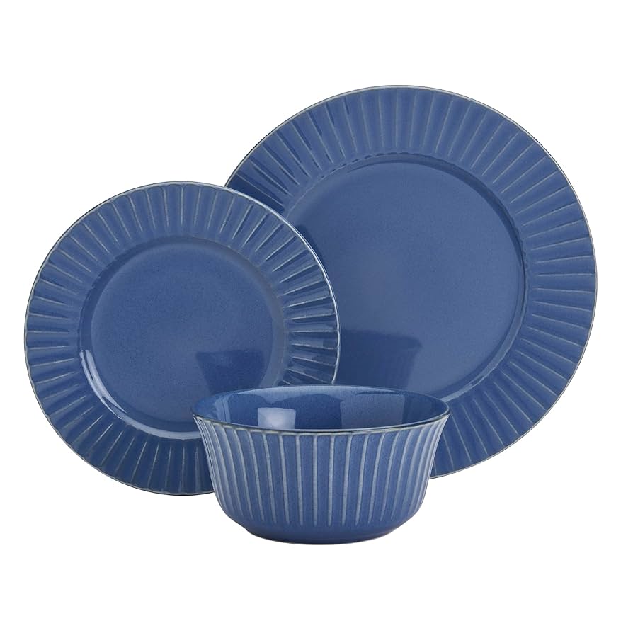 食器 e Condo Aretware plate Amazon.com: 222 Fifth 12-Piece Porcelain Dinnerware Set for