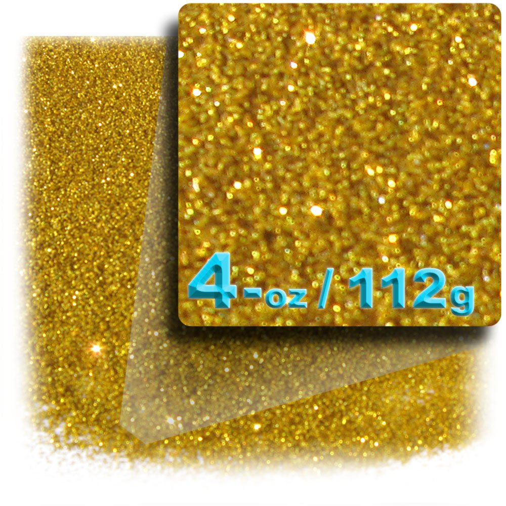 The Crafts Outlet Glitter Powder, 4-OZ/112-g, Fine 0.008in, Clear