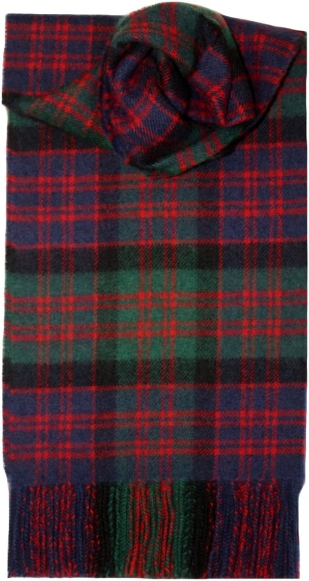 MacDonald Clan Tartan Scarf Modern Lambswool