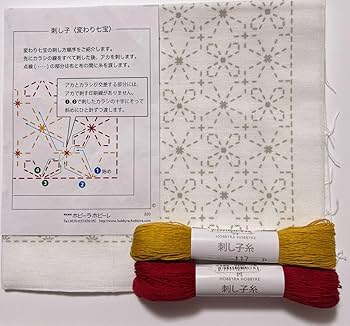 お値下げしました。ホビーラホビーレ刺し子タペストリー完成品 再値下げ ホビーラホビーレ キット 刺し子のクロス