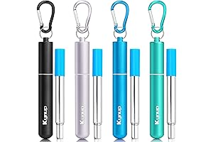 Kynup Reusable Straws To-Go - Convenience on The Go!