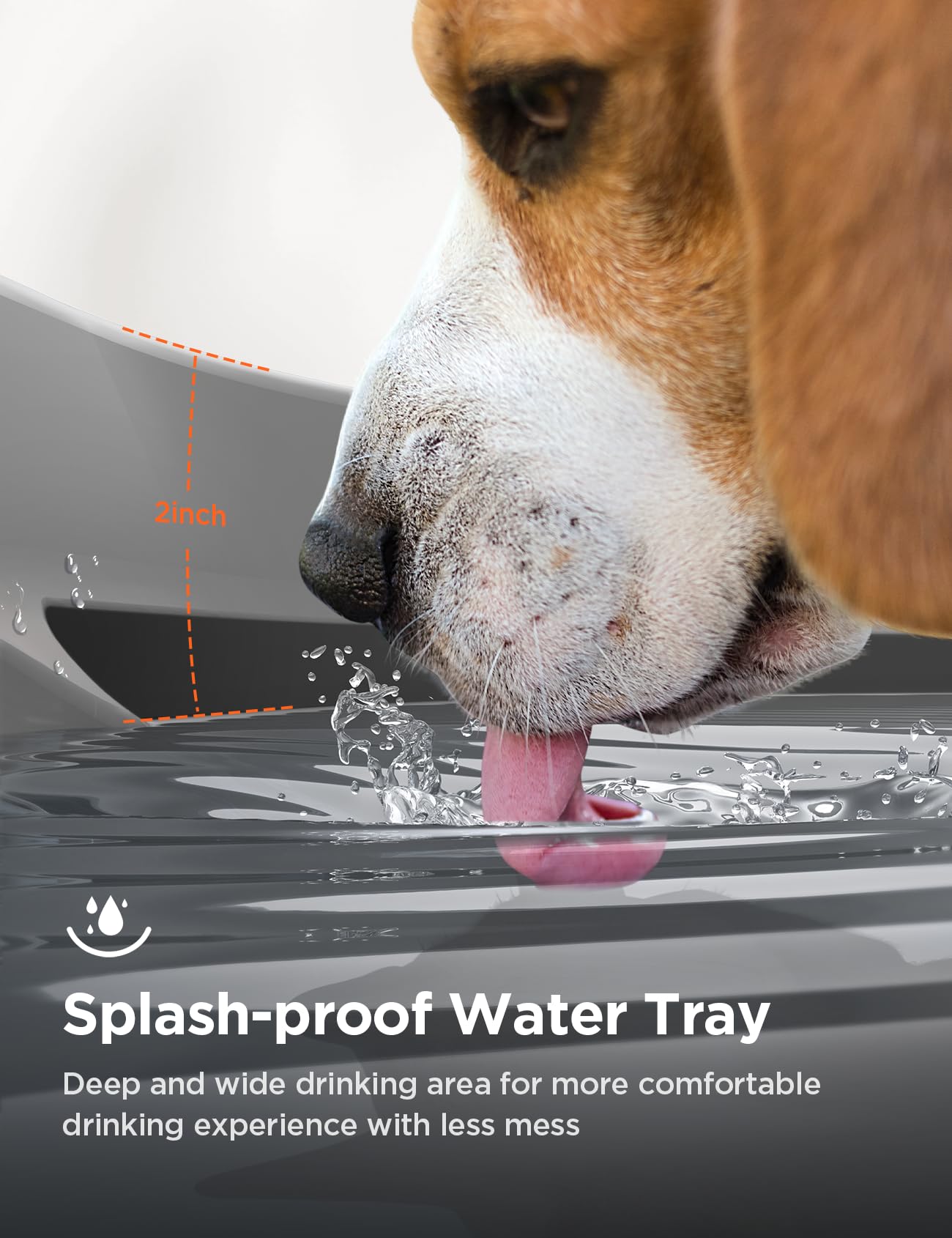 FEELNEEDY Fontanella per Cani e Gatti 7L/1.8Gal/230oz, Fontana d'Acqua Fresca con Serbatoio Visivo Senza BPA Distributore con Sistema di Filtrazione a 3 Strati e Pompa Silenziosa