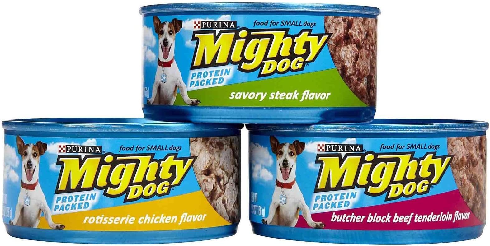 Mighty Dog Select Menu Variety Pack - Chicken/Tenderloin/Steak - 12x5.5oz