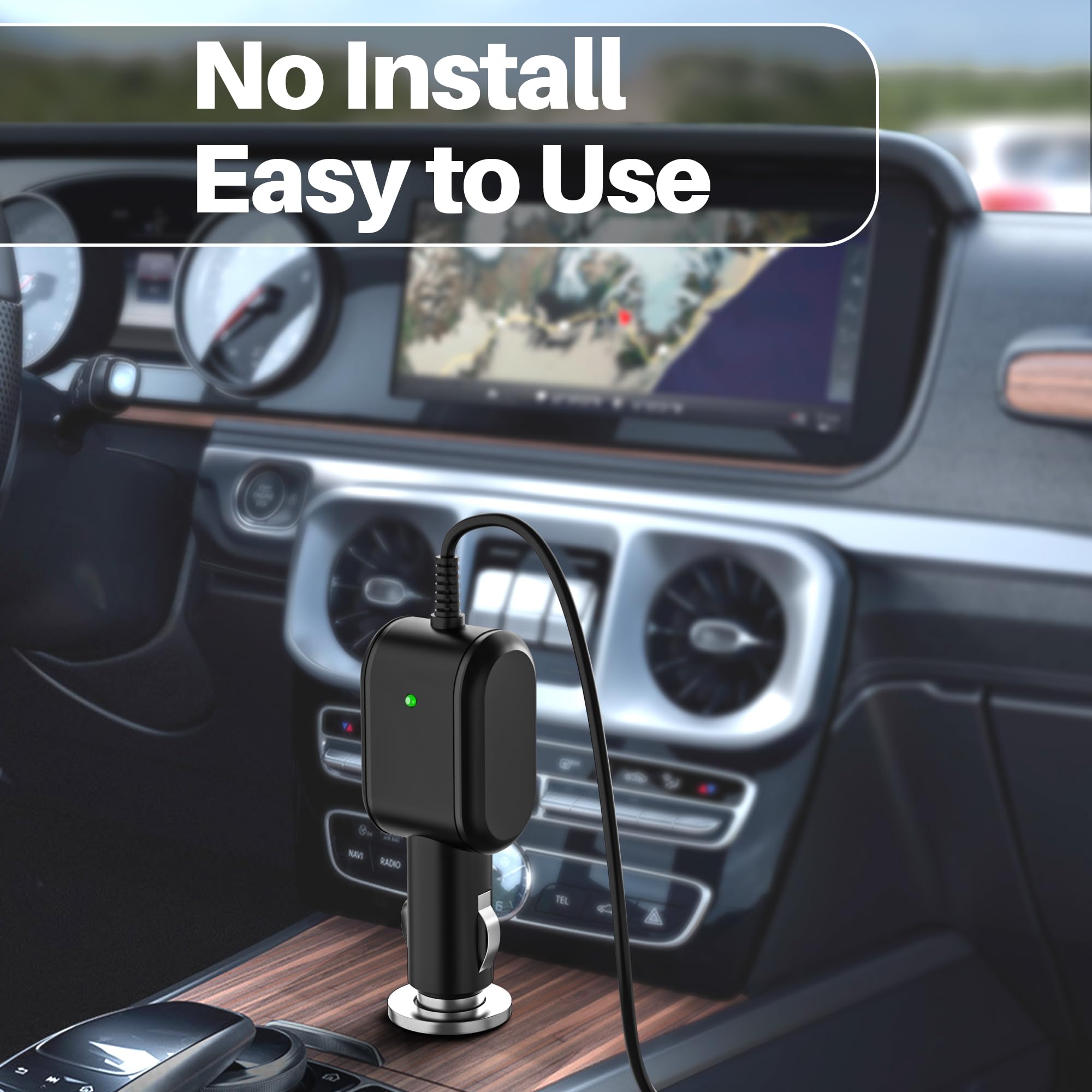 Cargador de coche de 5 V para Rand McNally GPS, adaptador de CA compatible con Rand McNally TND 750 740 OverDryve 7 8 Pro RV Truck GPS Magnetic Slice Mount Reemplazo