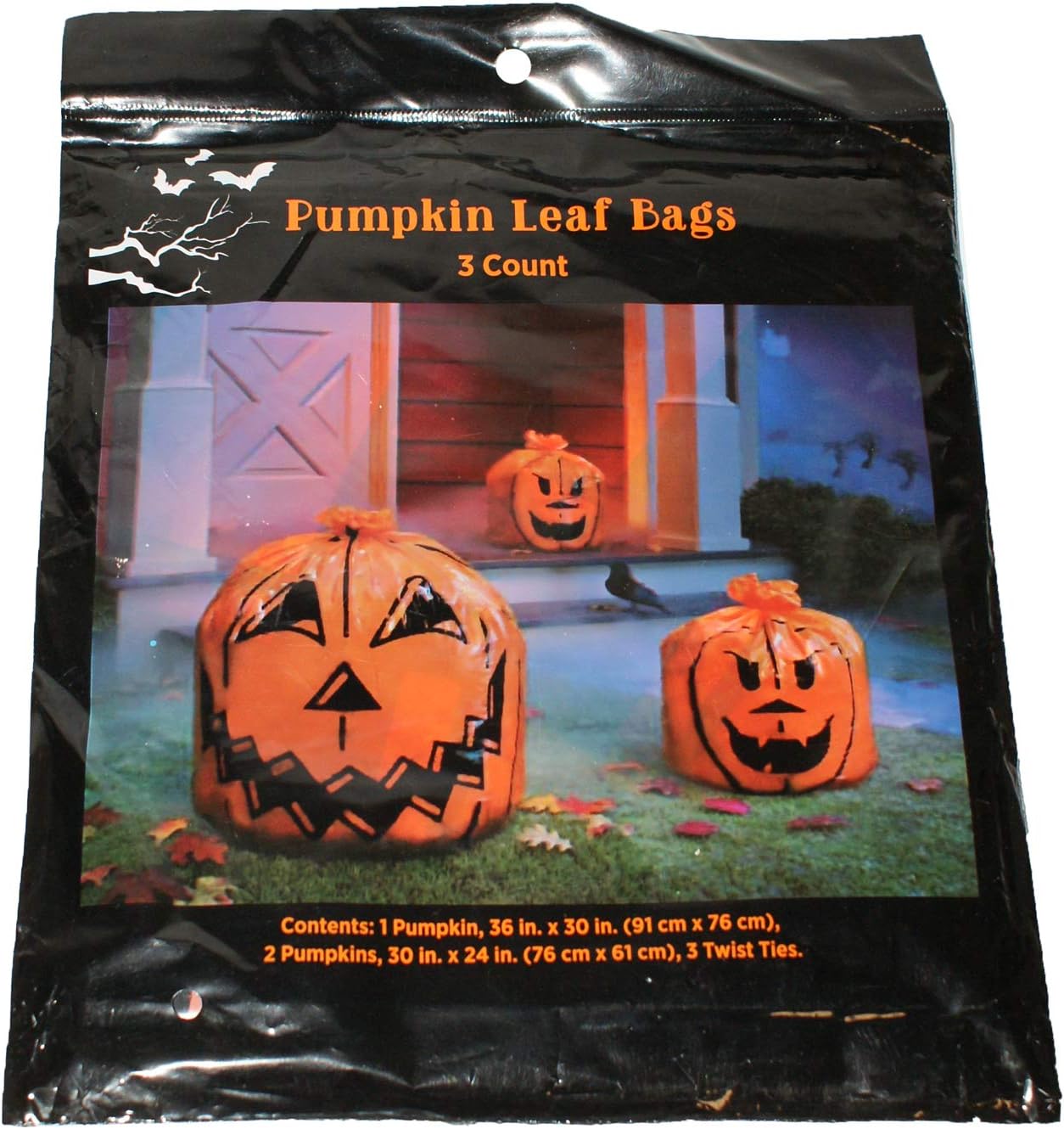 Pumpkin Leaf Bags 3 Count Health & Household