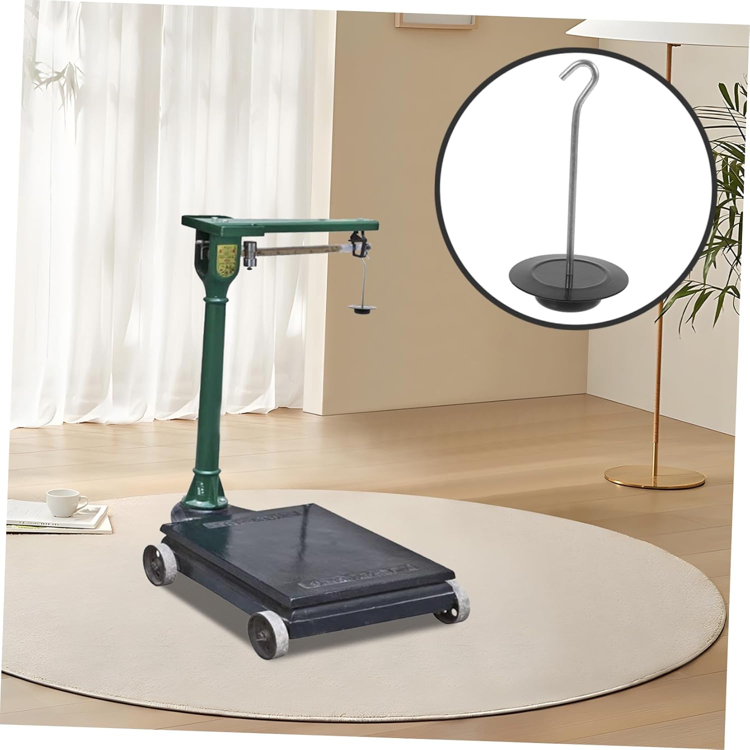ULTECHNOVO Scale Weights Hook Mechanical Scale Accessory for Accurate Weight Measurement Hanging Holder for Reliable Stability and Easy Use