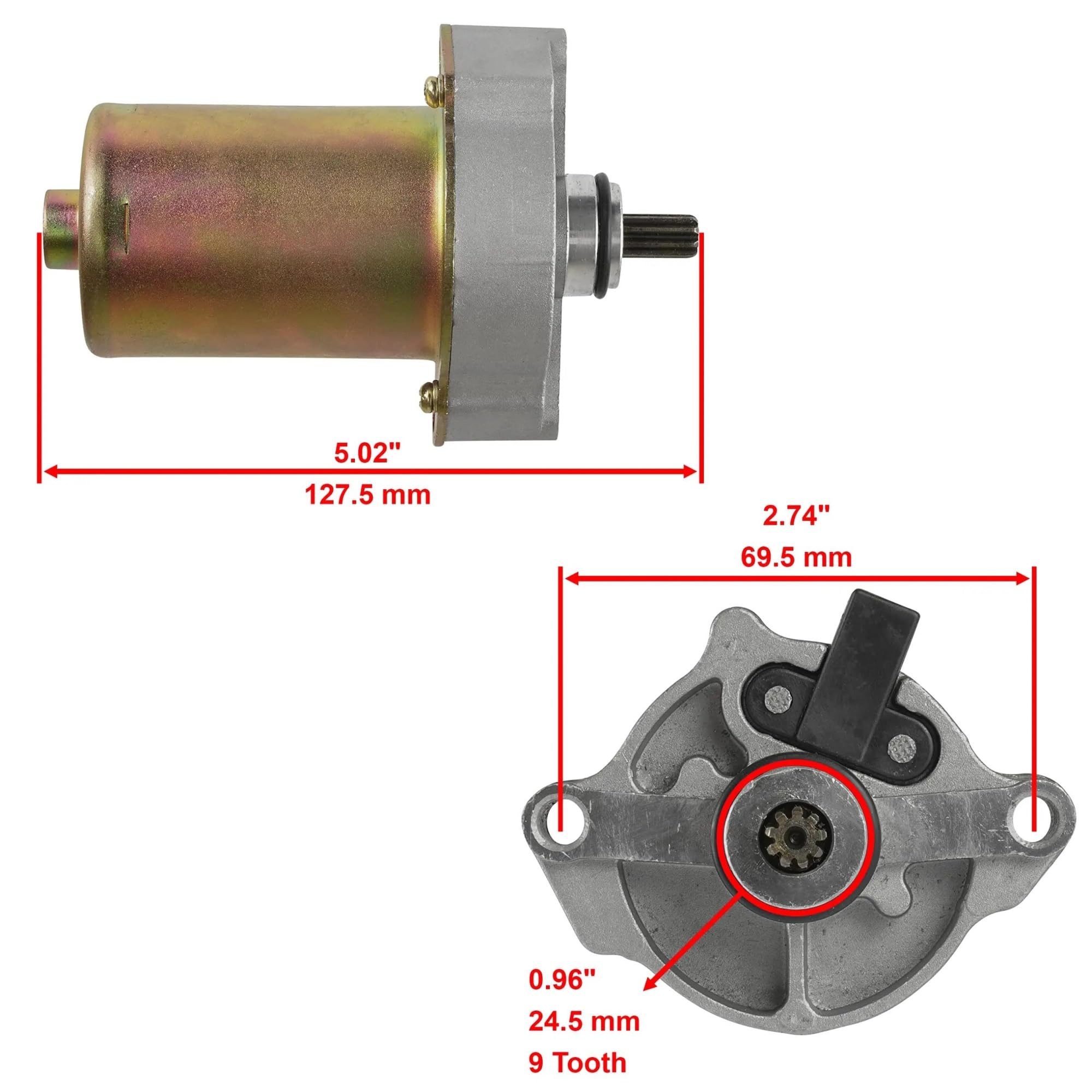 Per Yamaha 99999-04128-00 43D-H1800-00-00 43D-H1800-01-00 Mod-TRS8-40623 Motorino Di Avviamento Elettrico Per Moto E Scooter