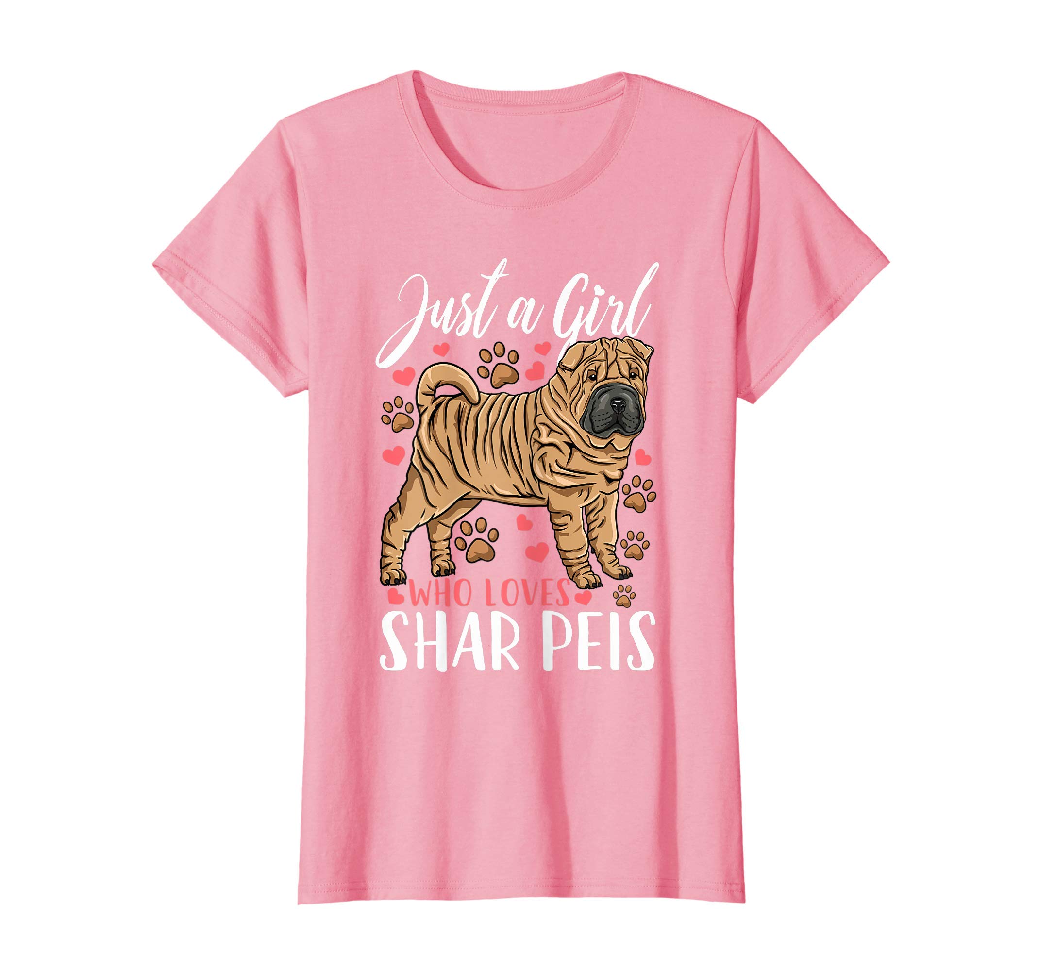 Just A Girl Who Loves Shar PeisShar Pei Just A Girl Who Loves Shar Peis Gift T-Shirt