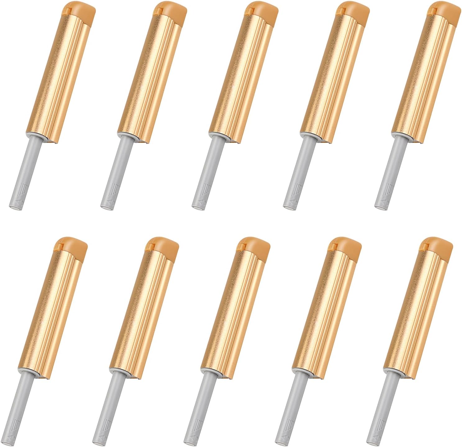 Magnetic Push Latch, Cabinet Door Magnets, Magnetic Door Latch for Cabinet Doors, Wardrobe, Drawer Hidden Pull Tip 10 Pack