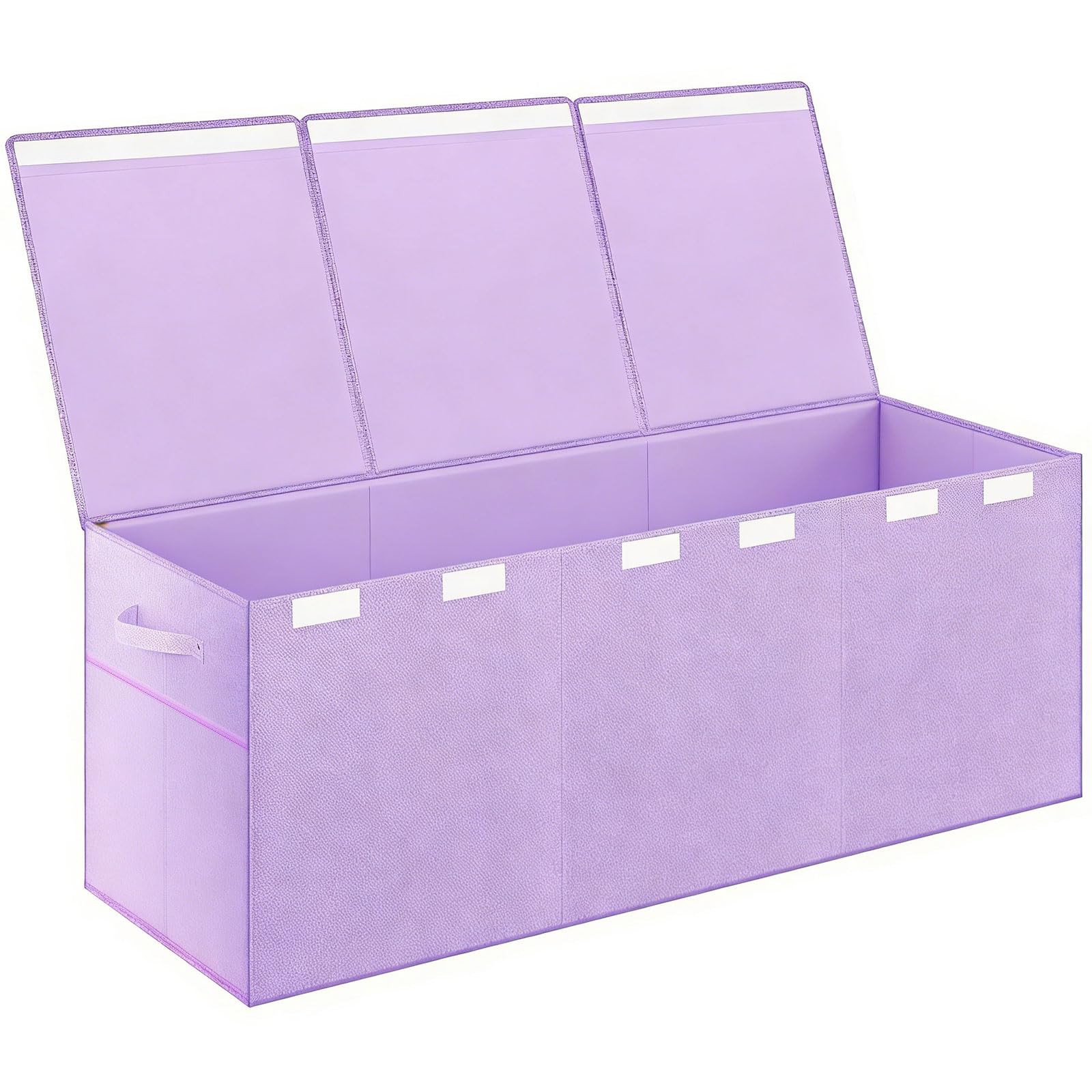 ZEPFJHE Extra Big Fabric Storage Holder Bin for Boys and Girls Having Web Pockets and Sturdy Construction Holder Box Fabric Toy Planner Bin