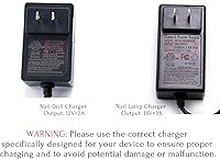 Vista 9 de M - Lámpara de curado de uñas inalámbrica y recargable NEO de 78 W con temporizador de visualización de tiempo LCD, sensor automático e