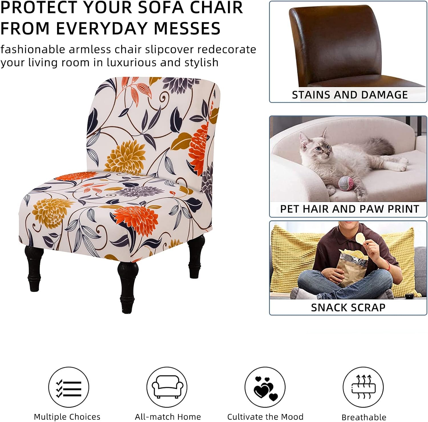 Buy Armless Chair Slipcover Removable Armless Accent Chair Covers Buy Armless Chair Slipcover Removable Armless Accent Chair Covers