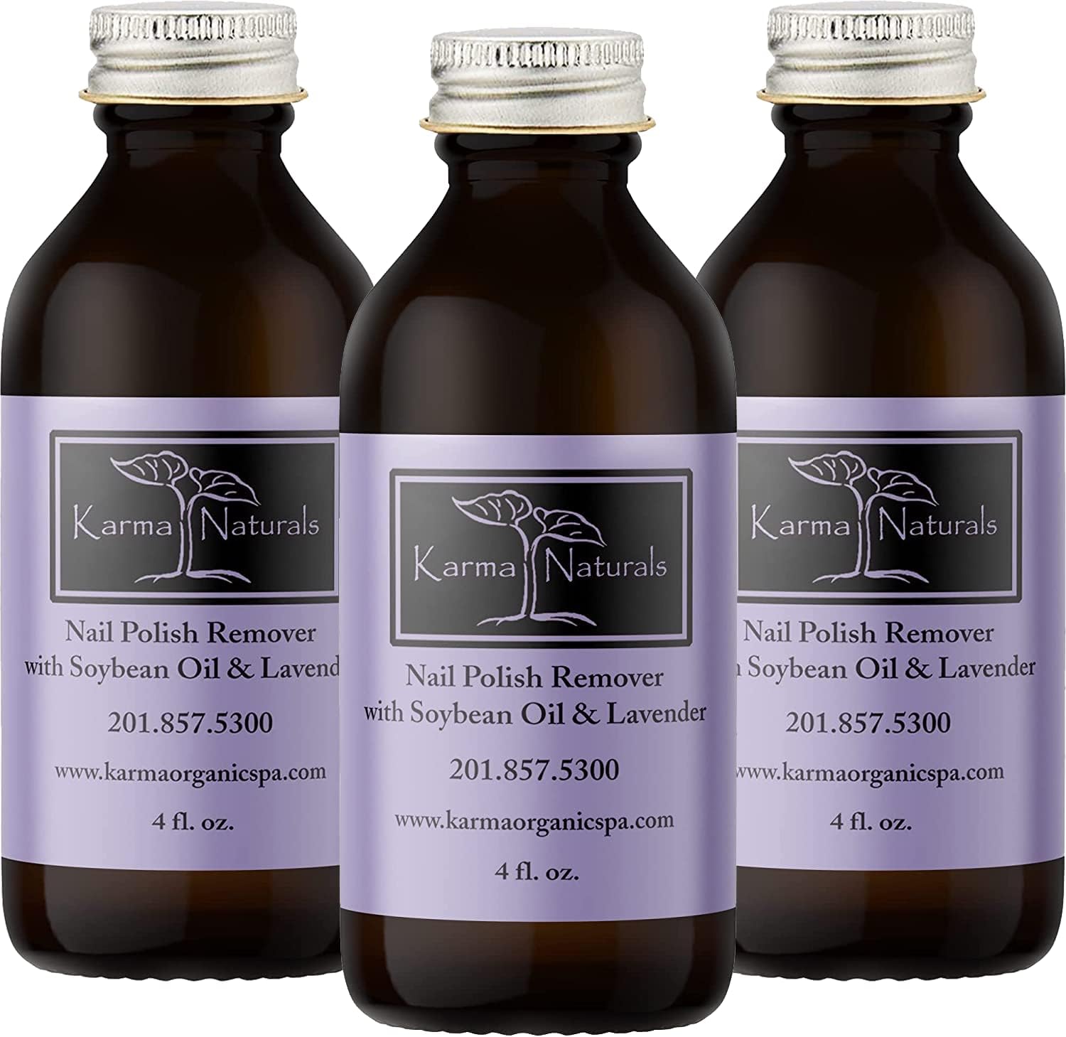Nail Polish Remover with Soybean Oil and Lavender Oil- Non Toxic, Vegan, Cruelty Free, Acetone Free – Nails Strengthener for Fingernails – 12 fl. Oz. (3 Pack)