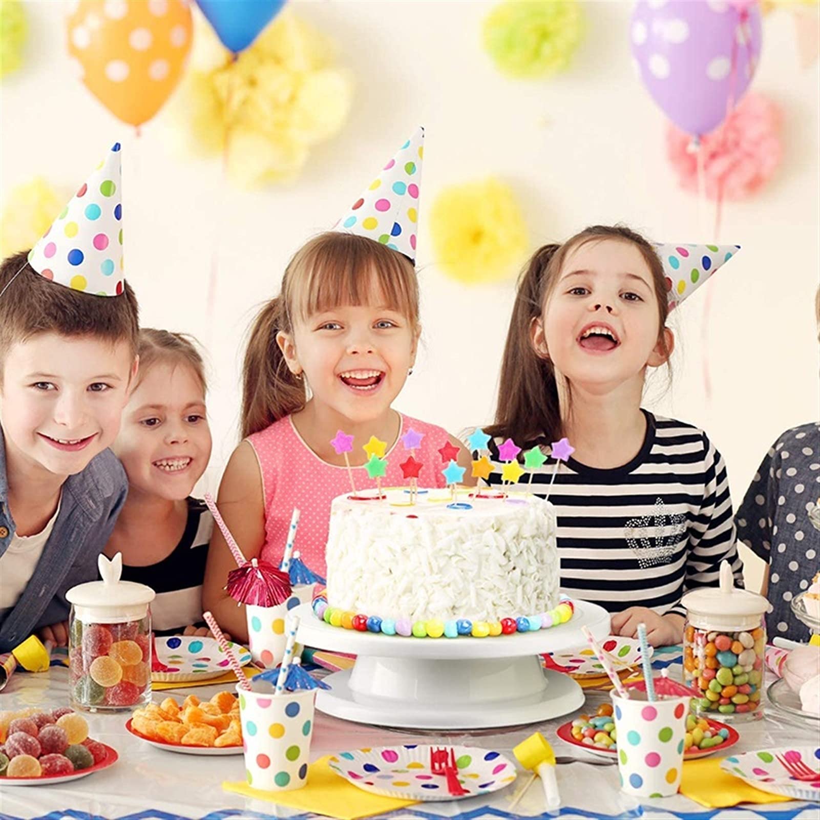 Tortenplatte Drehbar Kuchen dekorieren Werkzeuge - (69 STCK Spezielle CAK Dekorationskit) Kuchen rotierender Drehteller und mehr Zubehör Erstellen Sie erstaunliche Kuchen Kuchen dekorieren Verbrauchsm