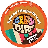 Vista 19 de Crazy Cups - Cápsulas reciclables de café saborizado p/máquinas K-Cup/Keurig, caliente o helado, sabor a Peppermint Chocolate Mocha