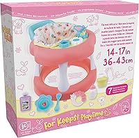 Vista 3 de JC Toys - Cuna mecedora y accesorios para muñeca, perfectos para pequeños