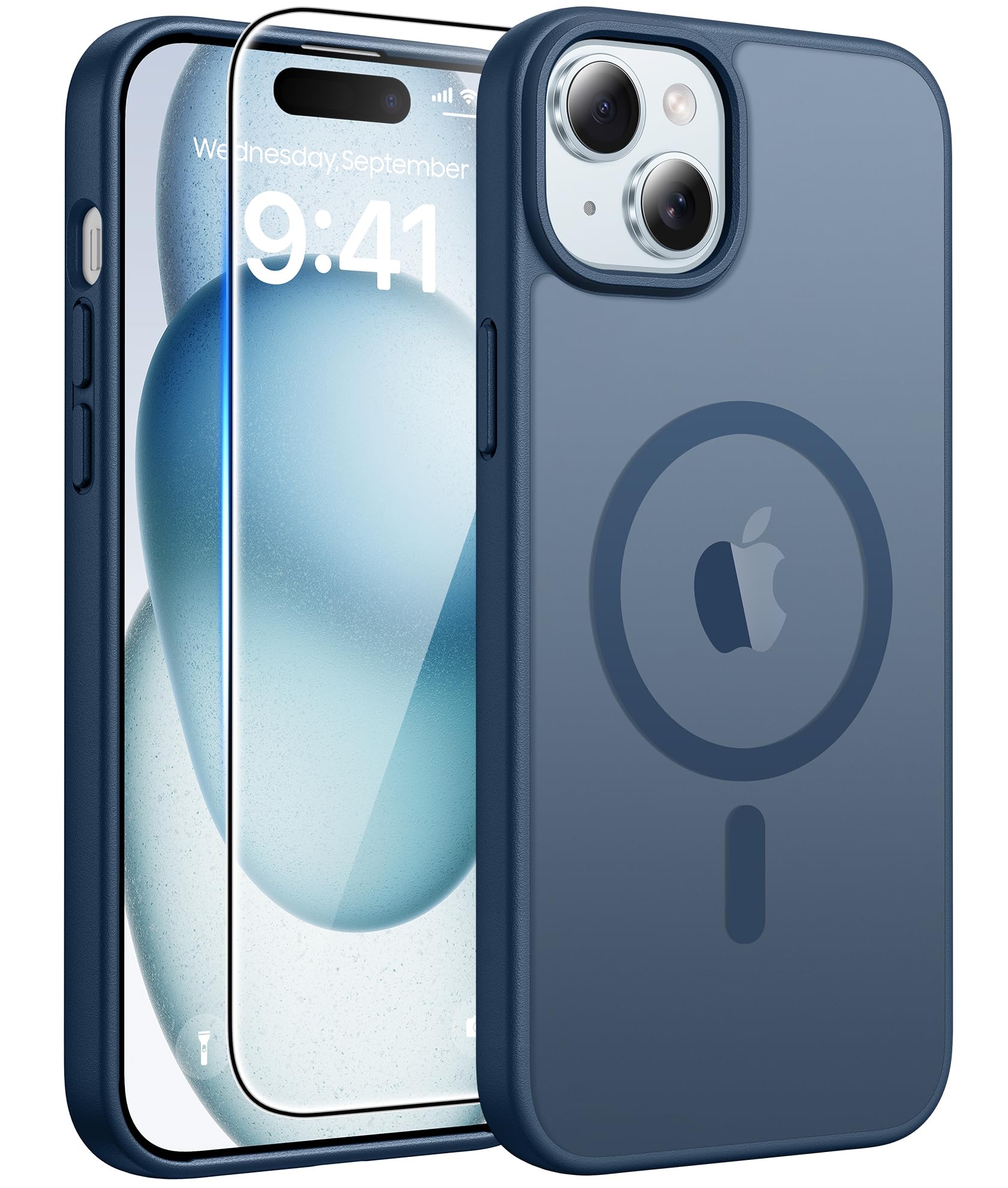 ENVi iPhone 15 ケース FNTCASE for iPhone 15 Phone Case: iPhone 14 Case Magnetic