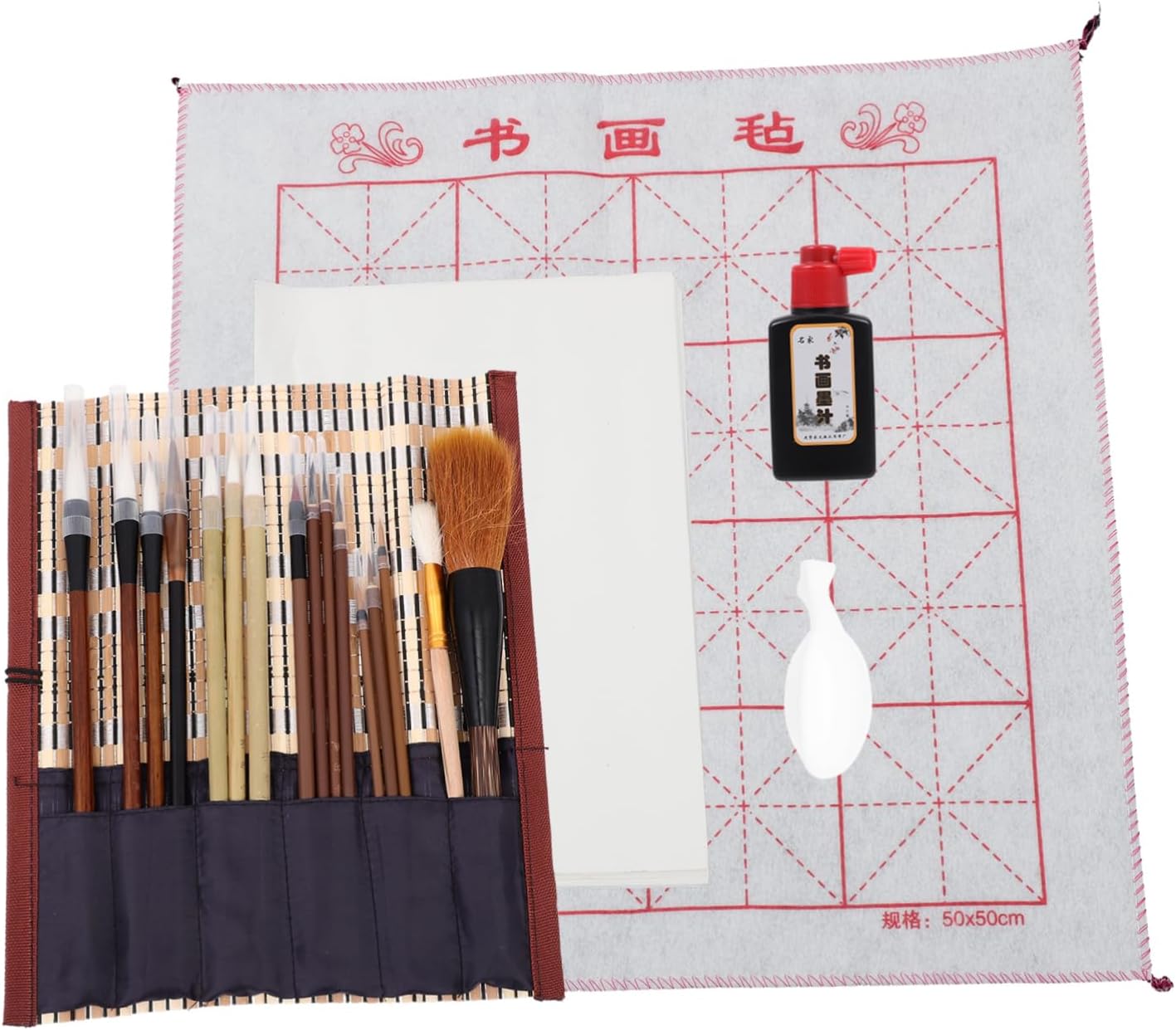 Homoyoyo Chinese Calligraphy Brush of Calligraphy Pens for Writing Chinese Painting Brush for Preschool Kindergarten Art Students