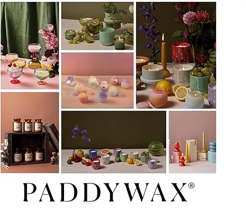 Miniatura 4 de Paddywax Cypress & Fir Holiday - Vela perfumada vertida a mano (3 unidades), 2 onzas, vidrio de mercurioesmerilado