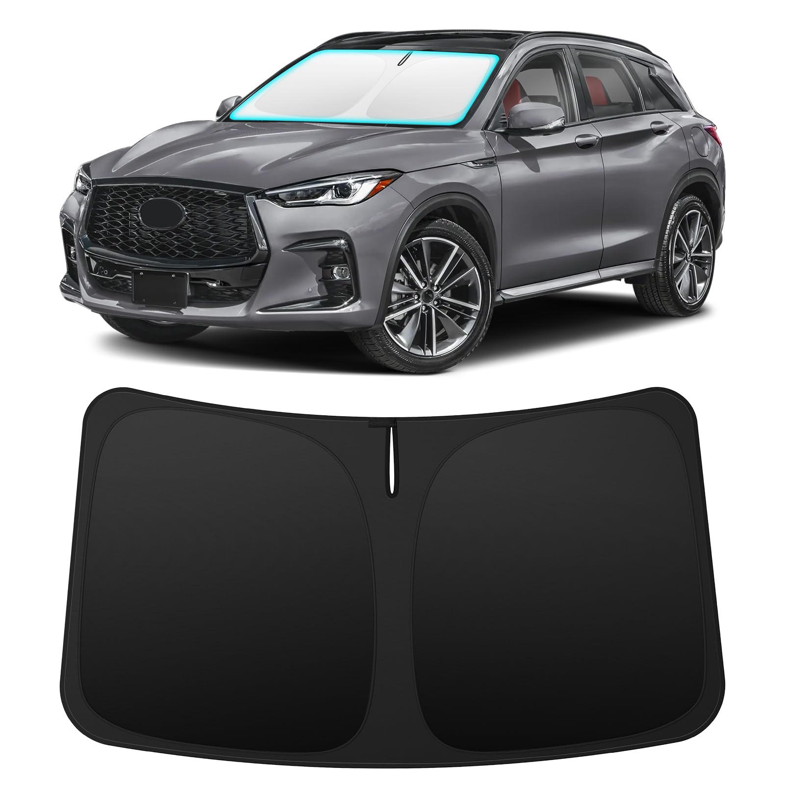 INSAUTO Custom Fit Windshield Sun Shade for Infiniti QX50 2019-2026