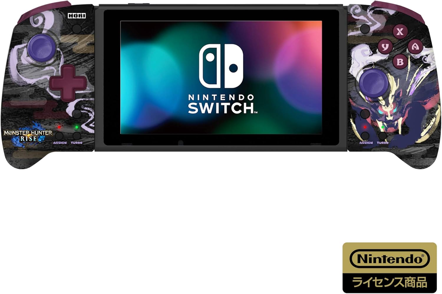 Amazon Co Jp 任天堂ライセンス商品 モンスターハンターライズ グリップコントローラー For Nintendo Switch Nintendo Switch対応 Video Games
