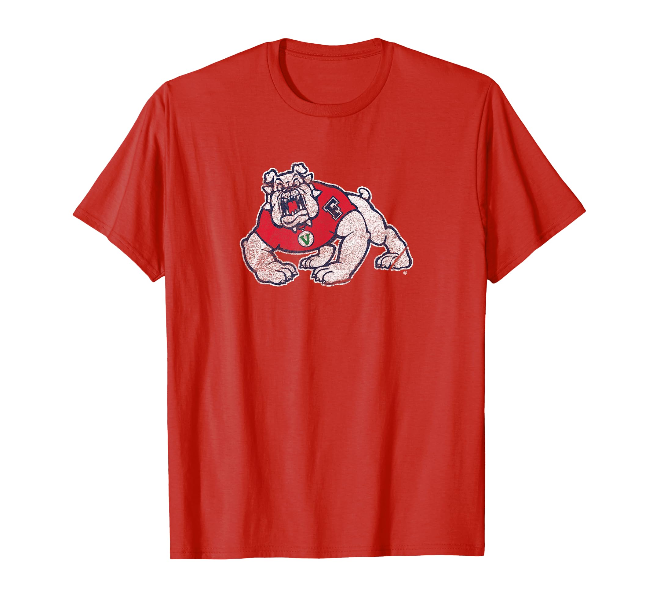 Fresno State University Bulldogs Distressed Primary T-Shirt
