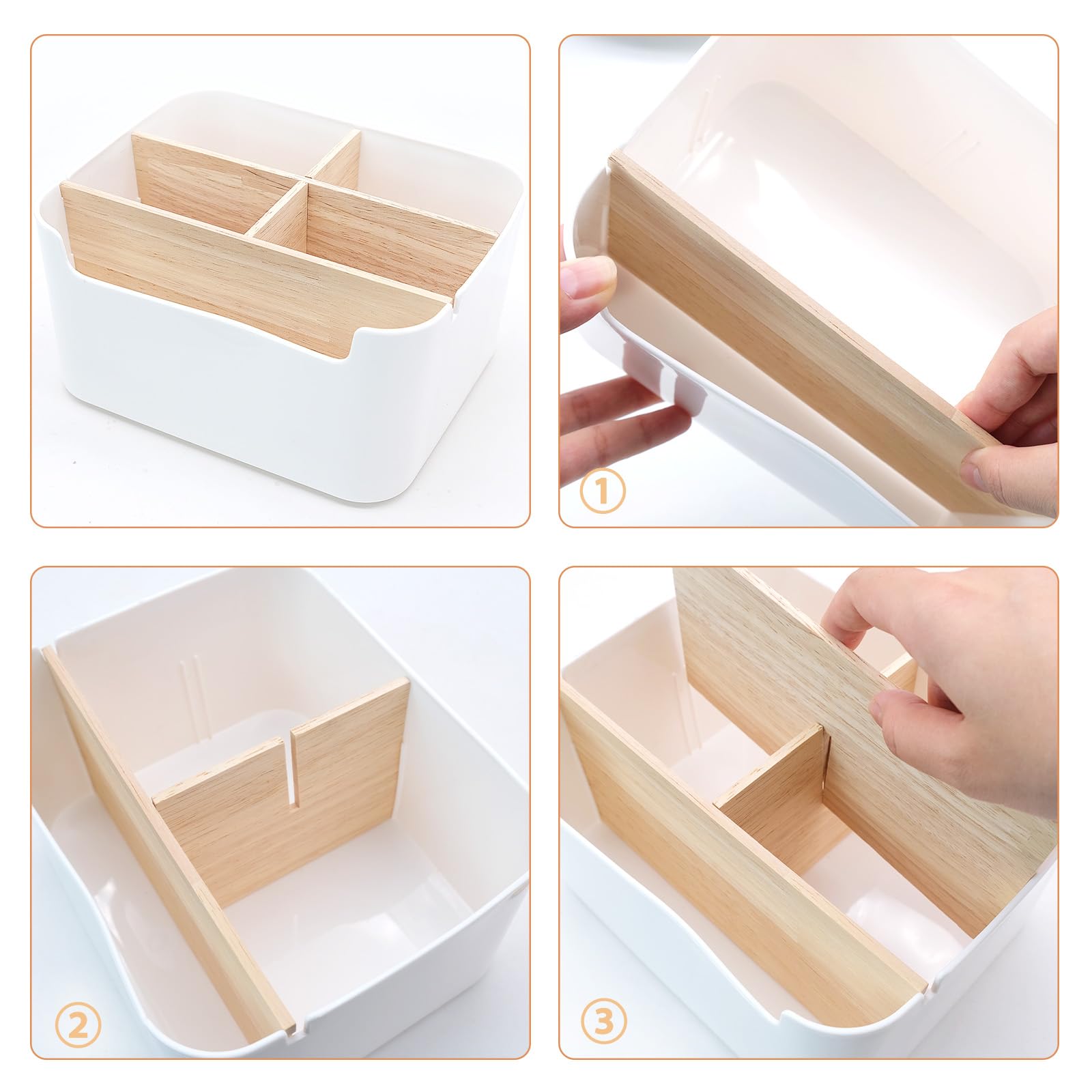 LTHERMELK Desk Organizer, Desktop Storage Box - Image 4