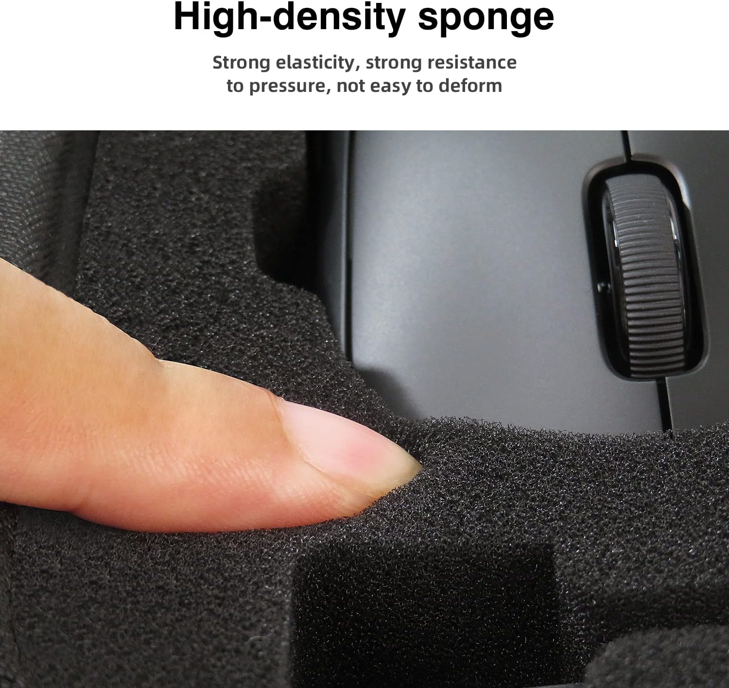 Hard Carrying Case for Logitech G502 Mouse,Portable Gaming Case Protective Storage Bag(Black) - Image 5