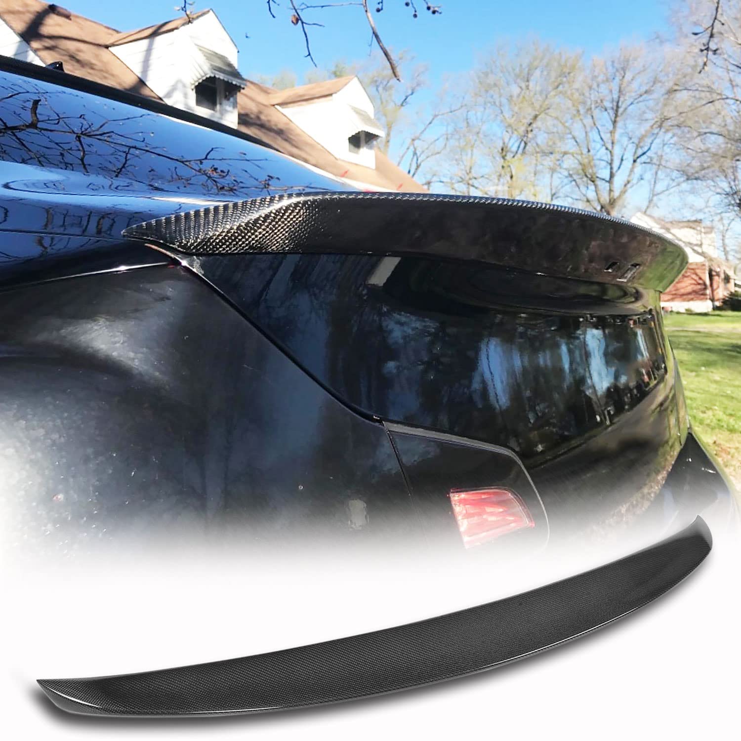 Buy MCARCAR KIT Carbon Fiber Trunk Spoiler for Infiniti G35 G25 G37 Q40