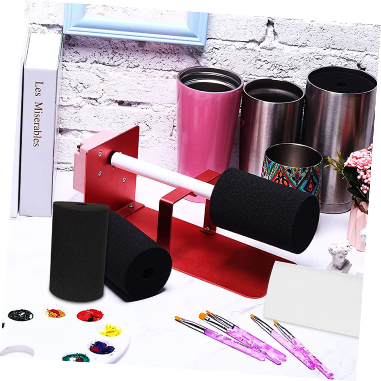 Operitacx Tumbler Sponges Cup Turner Sponge Replacements for Various Tumbler Diameters