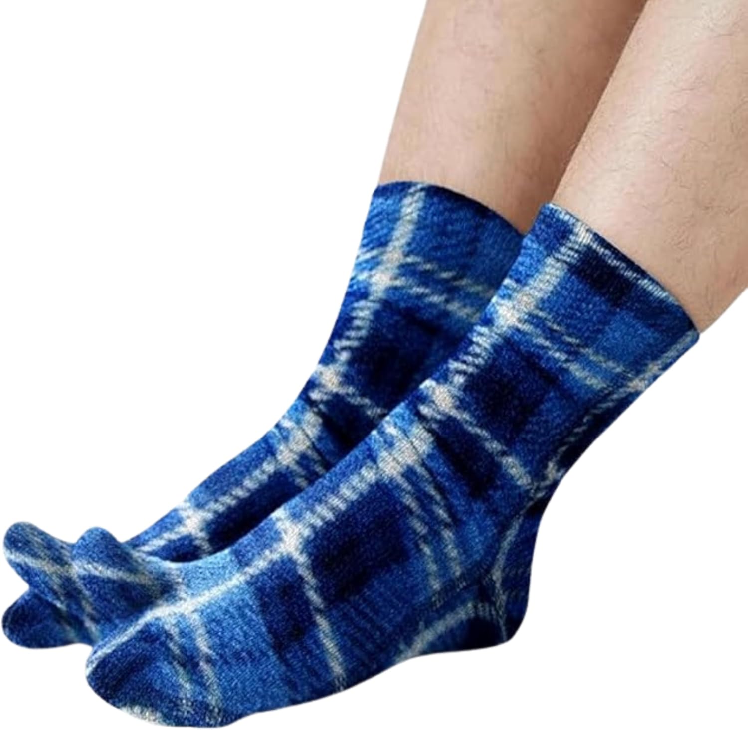Polar Feet Fleece Tabi Socks - Flannel