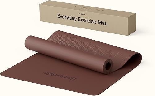 Miniatura 9 de BetterMe - Tapete de yoga extra grueso antideslizante para mujer, acolchado para entrenamientos en casa, estiramientos y yoga caliente, alfombrilla
