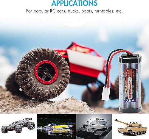 Miniatura 3 de Combo cargador universal inteligente 6V a 12V 01025 versión 2  2 piezas Tenergy 72V NiMH paquete de baterías de 3800mAh