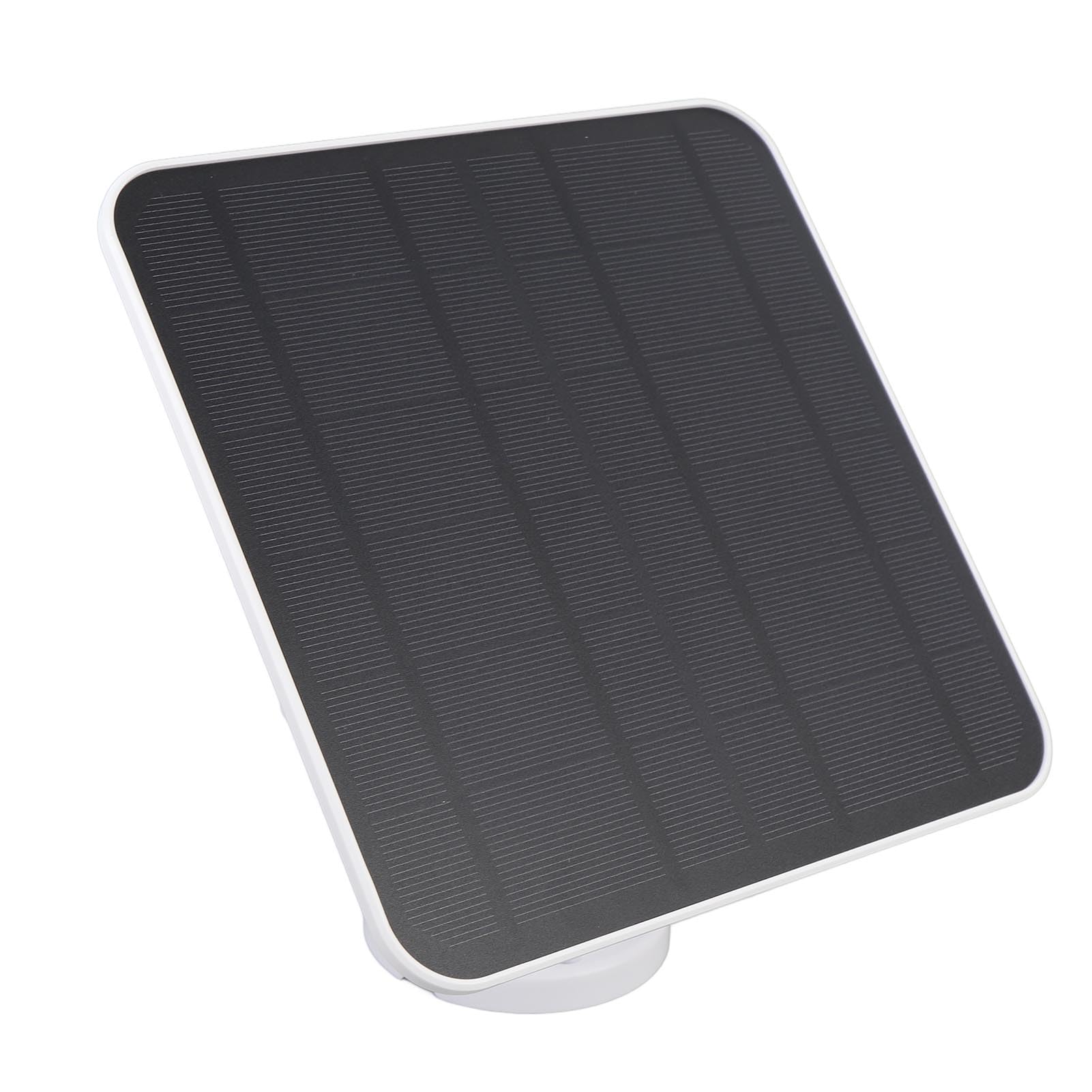 Caricatore del Pannello Solare, Pannello Solare da 12 W, con Porta USB C, Cavo Lungo 9,8 Piedi, Supporto Regolabile a 360 Gradi, per Telecamera per Campanello per L'alimentatore