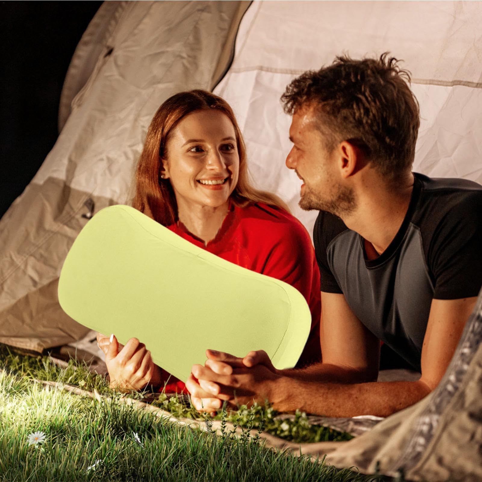 Oreiller de Camping, Coussin de Soutien Lombaire pour Le Cou | Oreiller lombaire portable lavable oreiller de camping et de pour avion, camping et