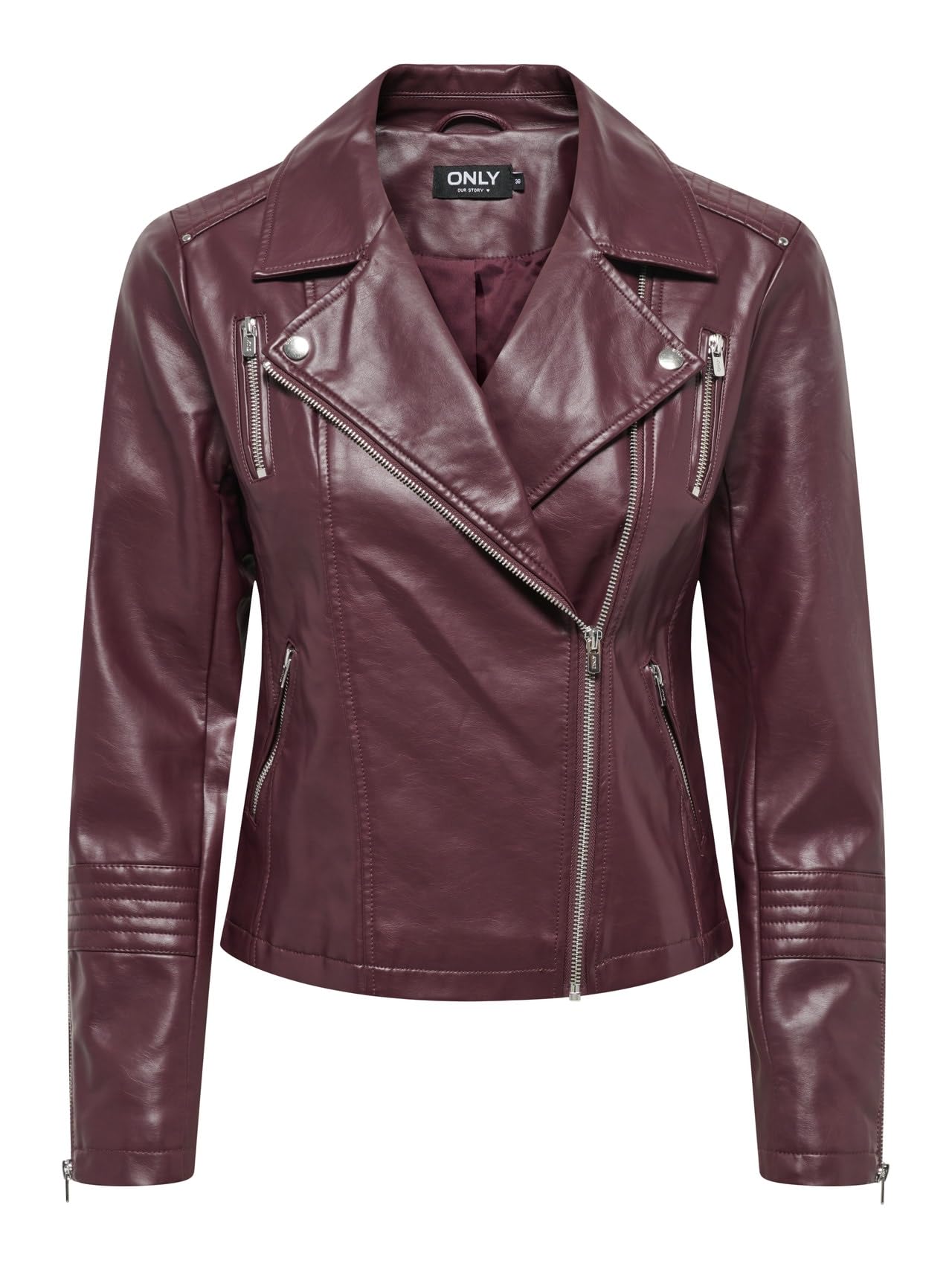 ONLY Faux Leather Jacket ONLGEMMA Faux Leather Jacket