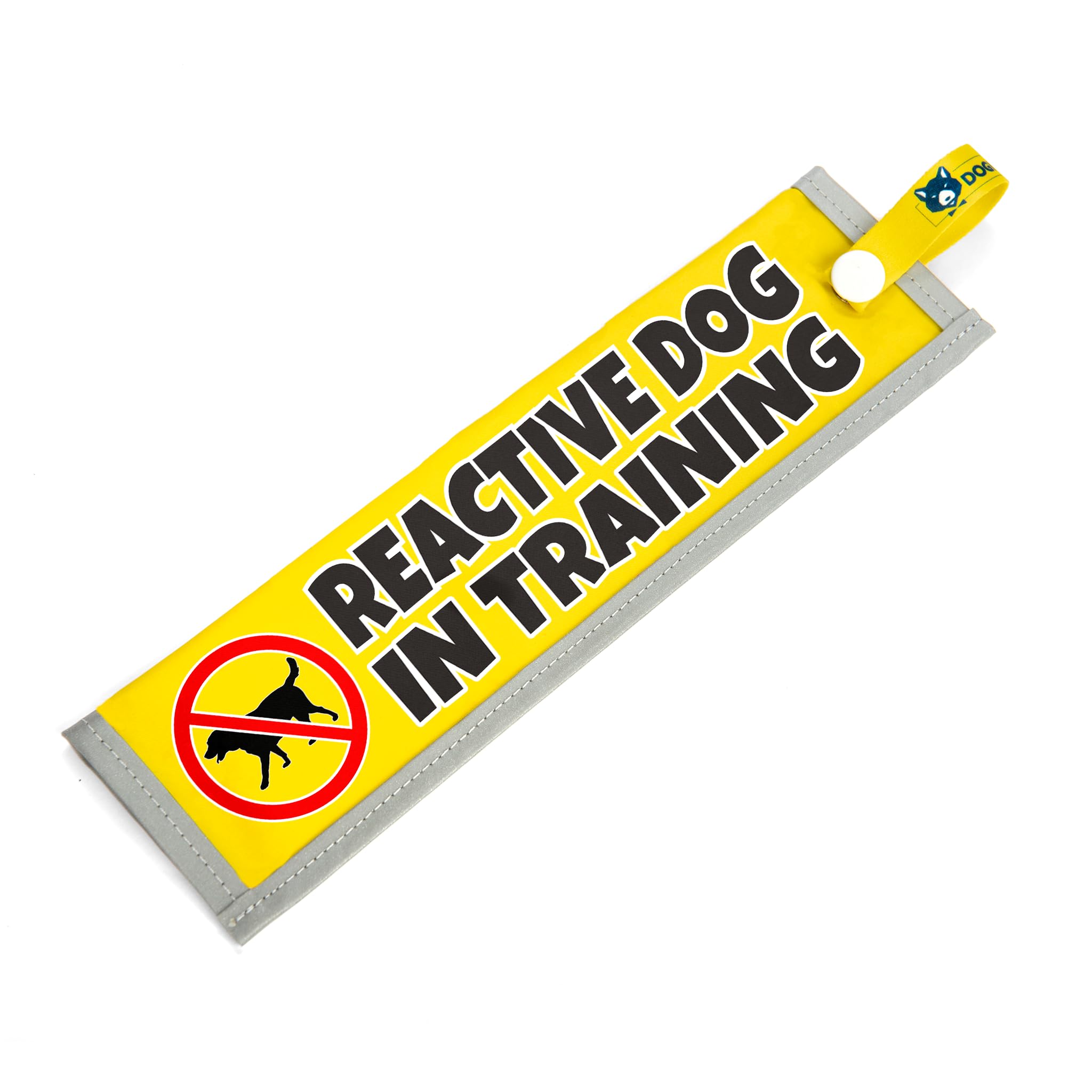 Reactive Dog in Training Lead Sleeve, High Visibility Warning Wrap for Dog Nervous Reactive Dogs