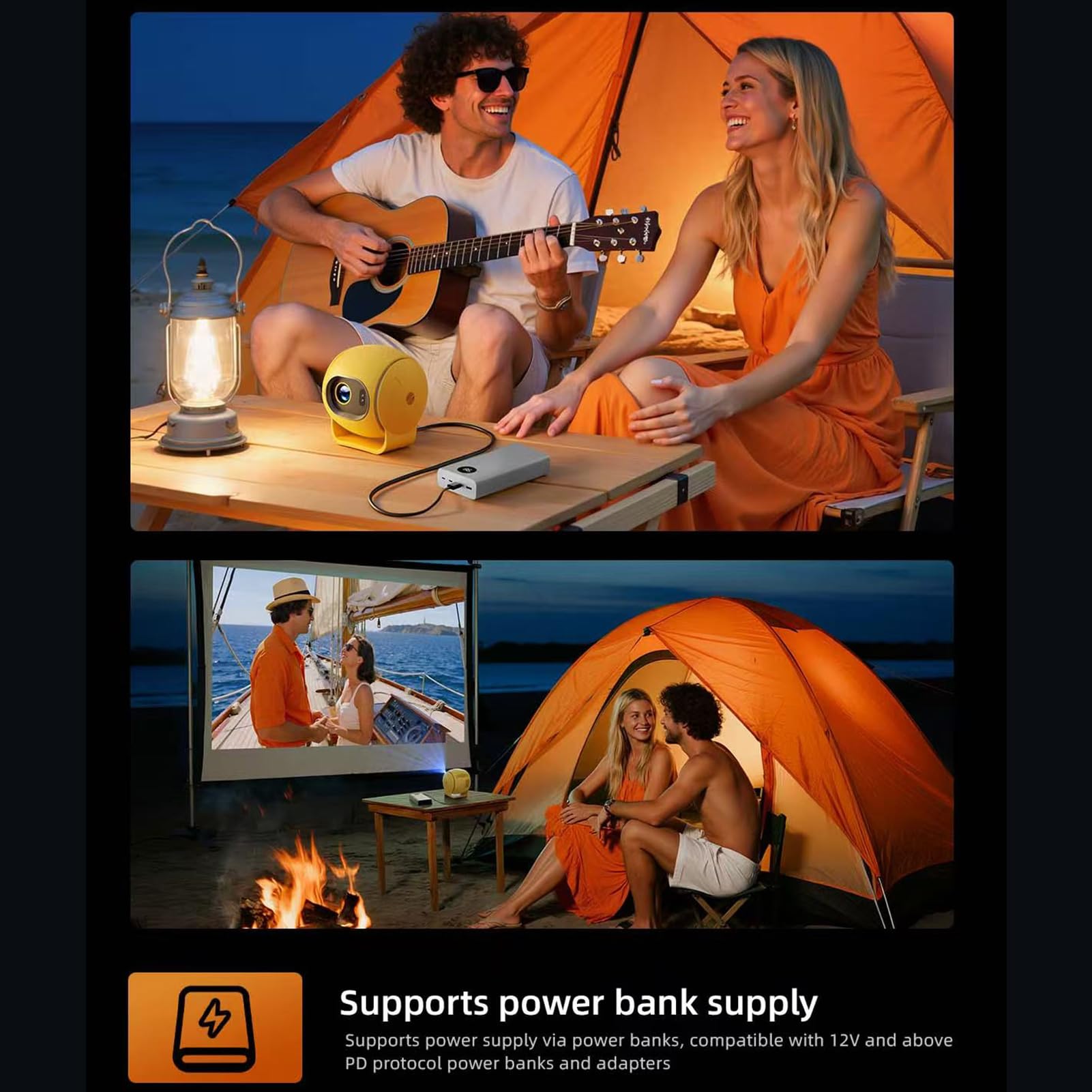 Generic Mini Proiettore 4K, Proiettore Home Theater a LED con 14.0, Messa a Fuoco Automatica, 150 ANSI, Display da 30 a 200 Pollici, per la Visualizzazione di Film in Casa (Spina europea)