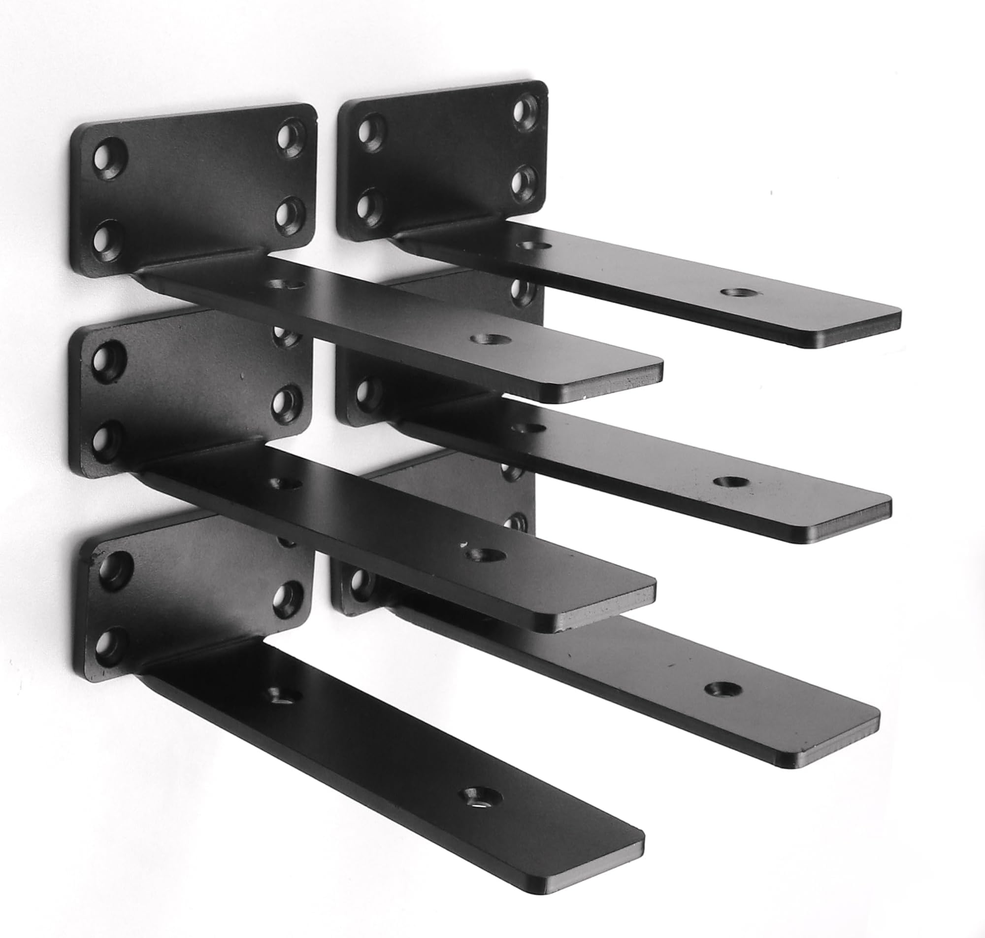 8 Pack Shelf Brackets 10 Inch Floating Shelf Bracket 1/5