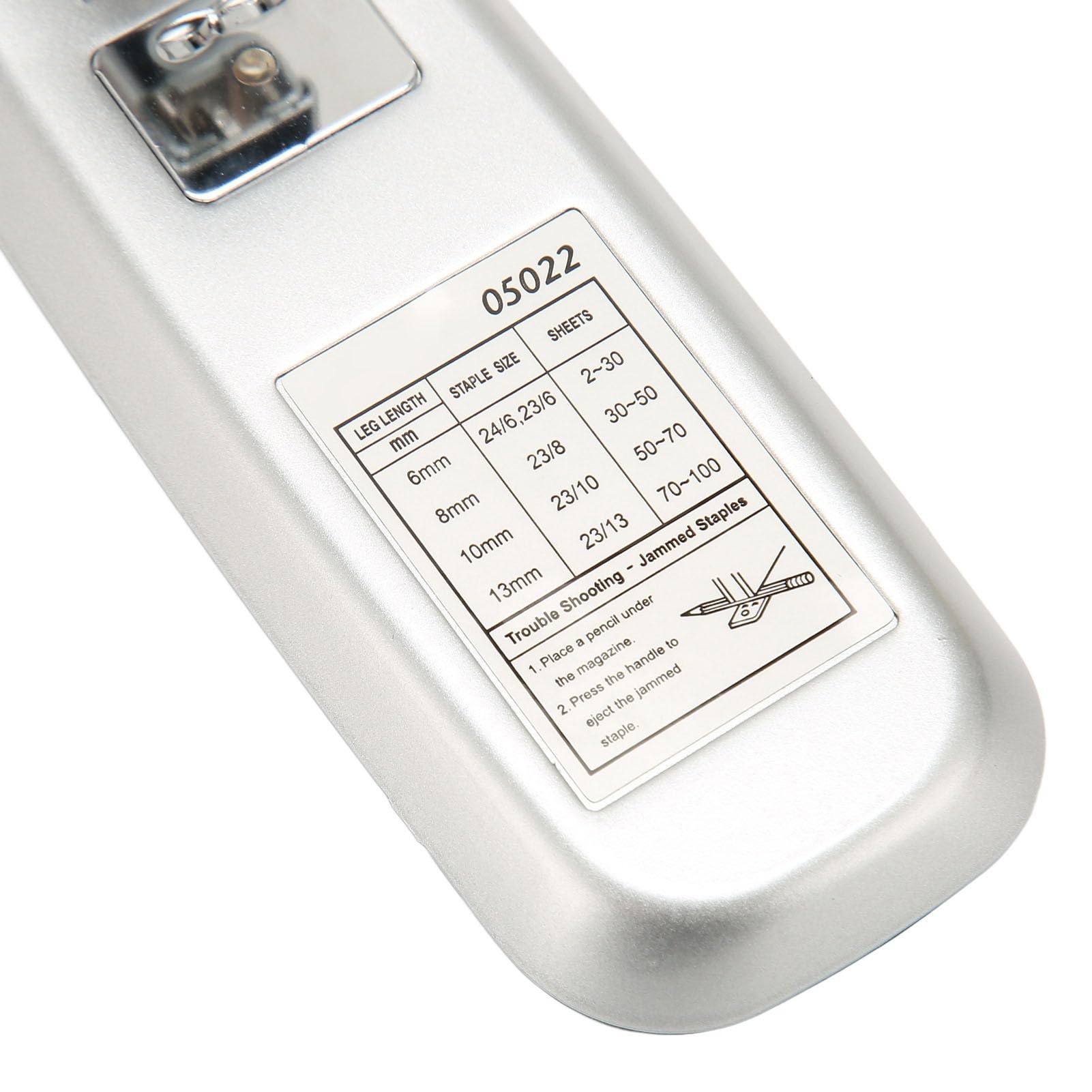 Grapadora de escritorio de oficina Kuuleyn de 100 hojas, suministros de oficina, grapadora de metal de capacidad, escritorio ergonómico sin esfuerzo para la escuela y el hogar