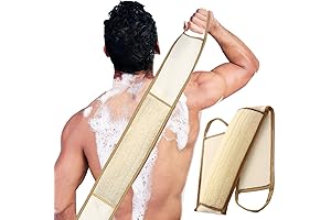 Super Soft Exfoliating Loofah Sponge Back Scrubber for Shower
