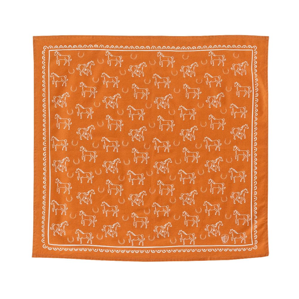 Daydream Society Bandana - Horse Design - Brown - Unisex-Adults